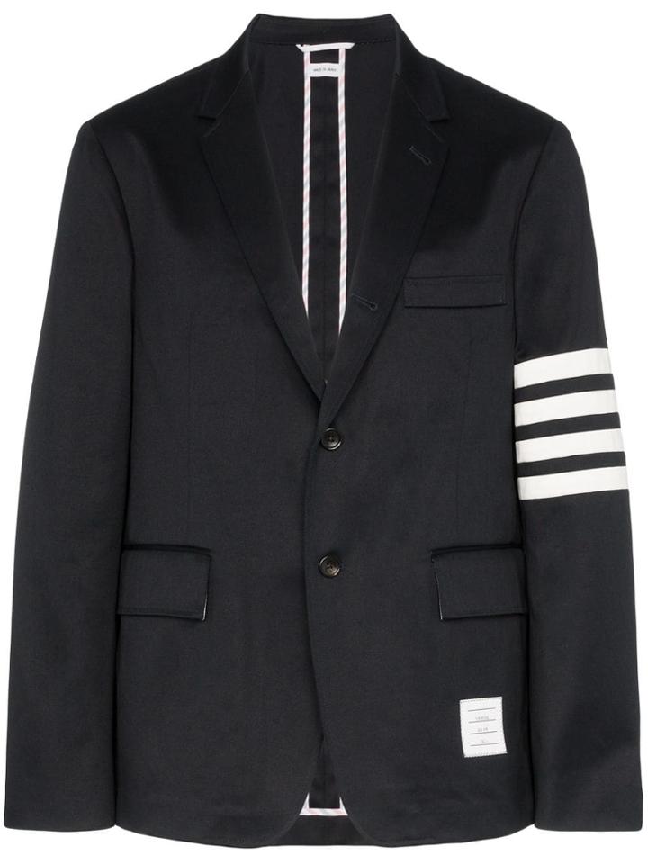 Thom Browne 4-bar Unconstructed Blazer - Blue