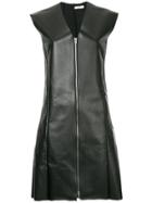 Céline Vintage Sleeveless Zipper Dress - Black
