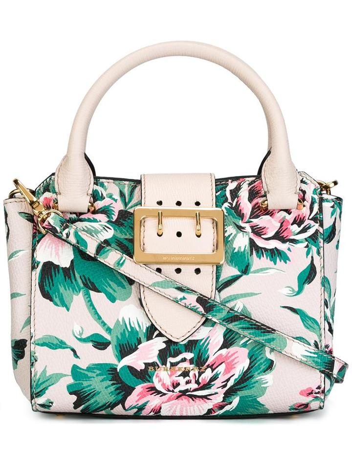 Burberry Large 'buckle' Tote, Women's, Nude/neutrals
