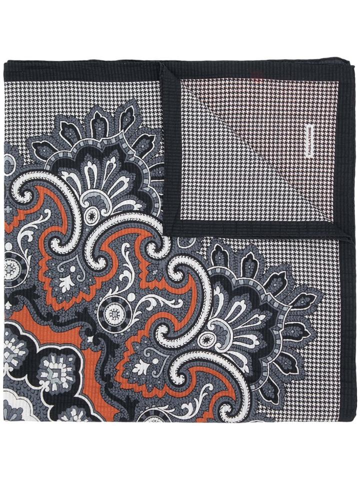Tagliatore Classic Foulard Scarf - Black