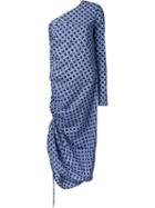 Georgia Alice 'snake' Dress, Women's, Size: 6, Blue, Cotton