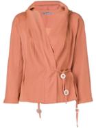 Issey Miyake Pre-owned 80's Tied Jacket - Yellow