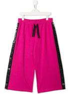 Marco Bologna Kids Side Stripe Sweatpants - Pink