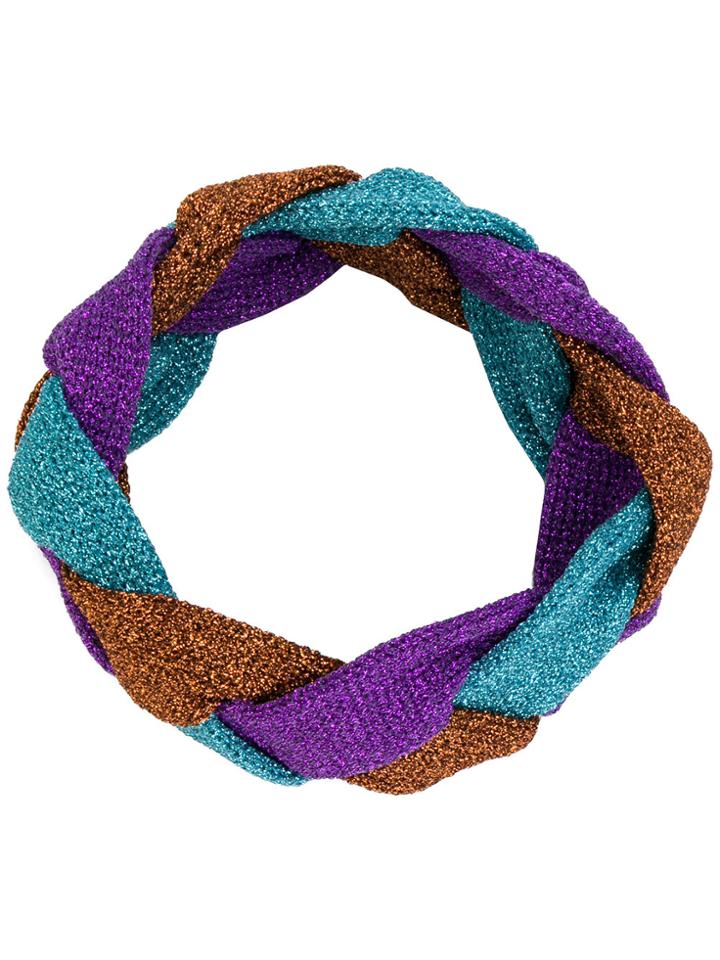 Gucci Metallic Knit Headband - Multicolour