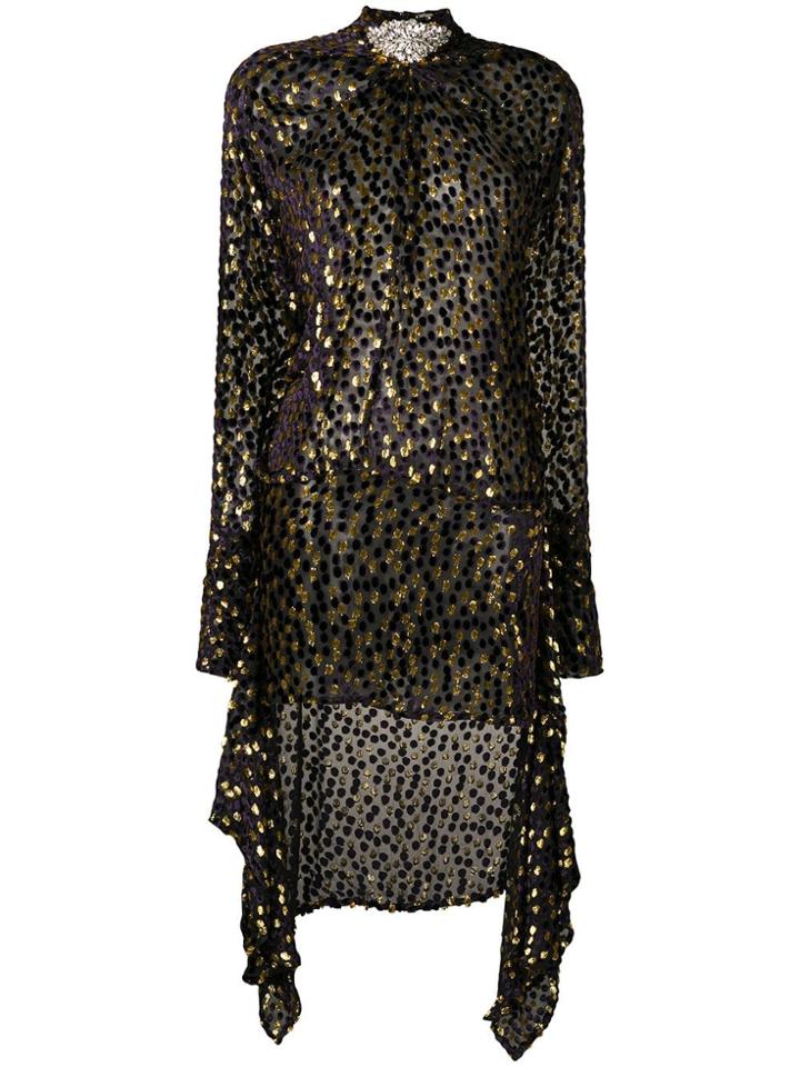 Dodo Bar Or Iva Midi Dress - Black