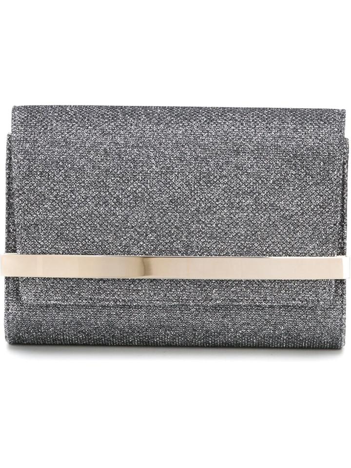Jimmy Choo Bow Clutch - Grey