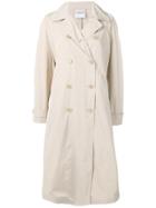 Aspesi Double Breasted Trench Coat - Neutrals