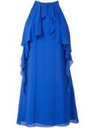 Tufi Duek Cascade Short Dress - Blue