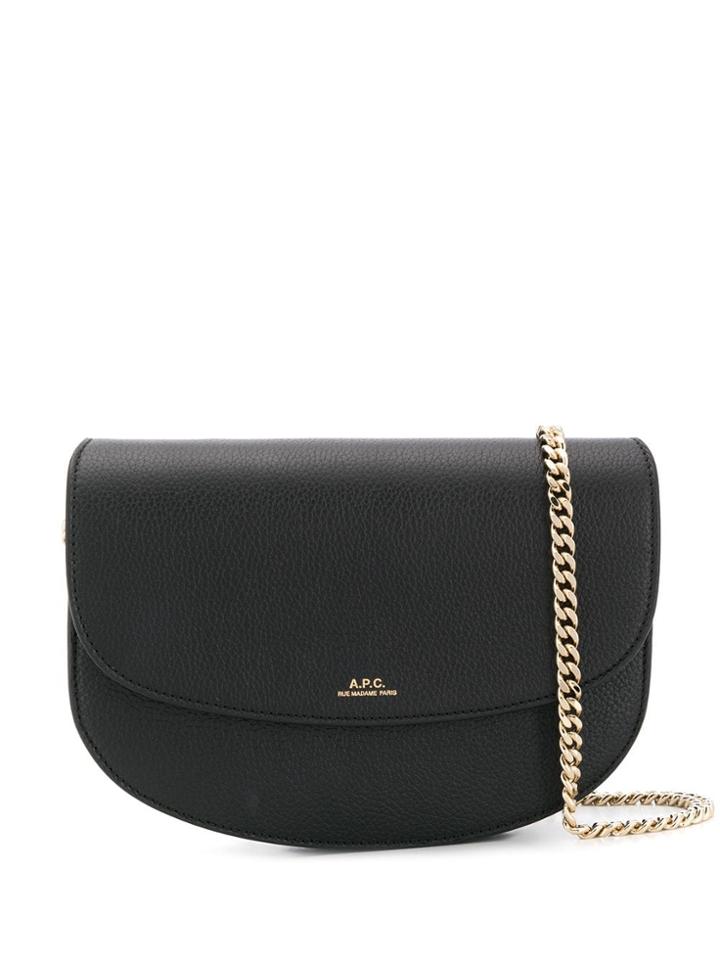 A.p.c. Half-moon Crossbody Bag - Black