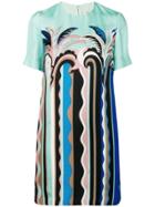 Emilio Pucci Trees Print T-shirt Dress - Green