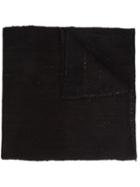 Denis Colomb - 'ise' Scarf - Unisex - Silk/yak - One Size, Black, Silk/yak