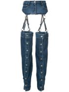 Y / Project - Chap Jeans - Women - Cotton - 40, Blue, Cotton