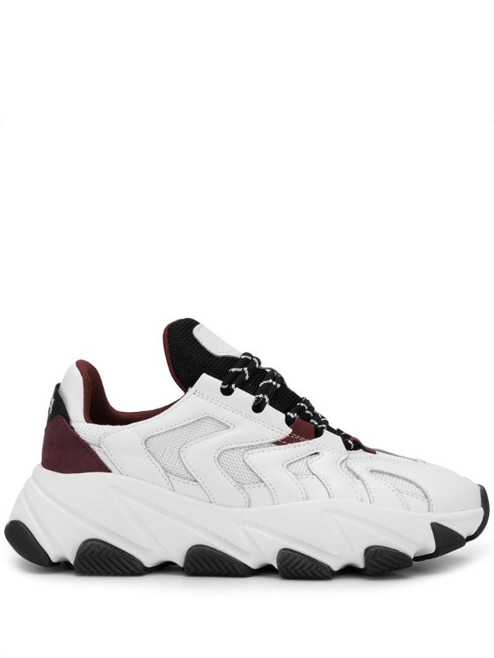 Ash Ash F19extreme01 Wht Artificial->artificial Leather - White
