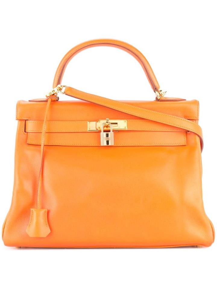 Hermès Pre-owned Hermès Kelly 32 Retourne 2way Bag - Yellow