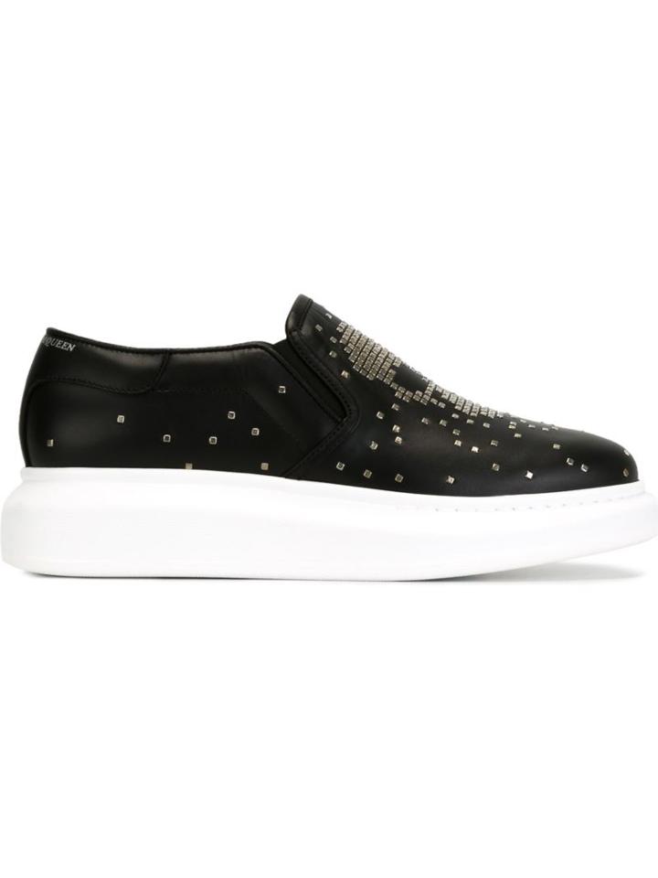 Alexander Mcqueen Studded Skull Extended Sole Sneakers