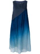 Pas De Calais Sleeveless Faded Dress - Blue