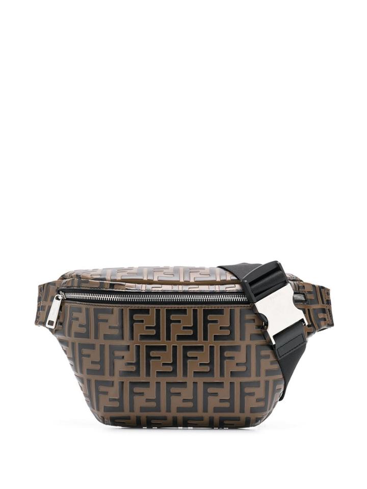 Fendi Ff Monogram Belt Bag - Brown