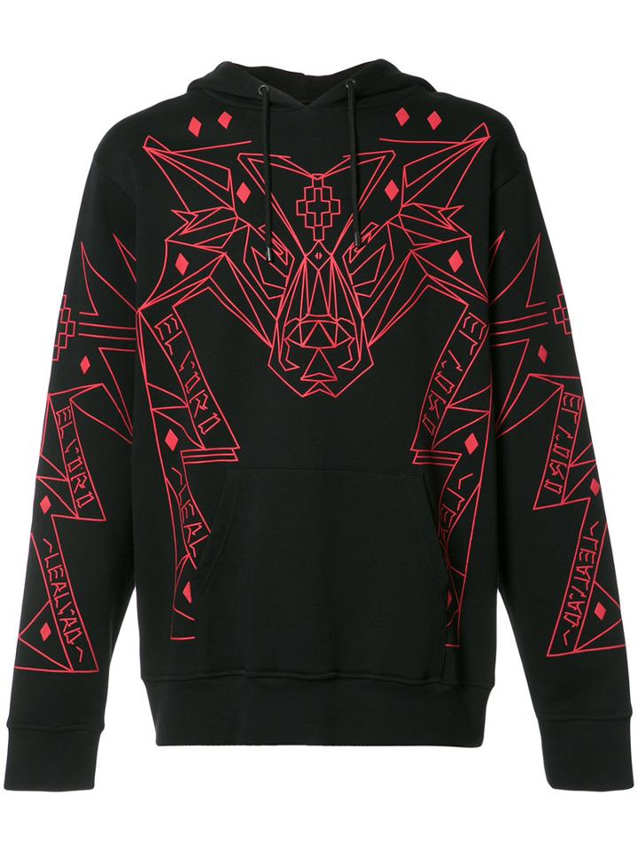 Marcelo Burlon County Of Milan Marcelo Burlon County Of Milan Cmbb007s170682771020 Black/red Artificial->acetate, Men's, Size: Medium, Cotton