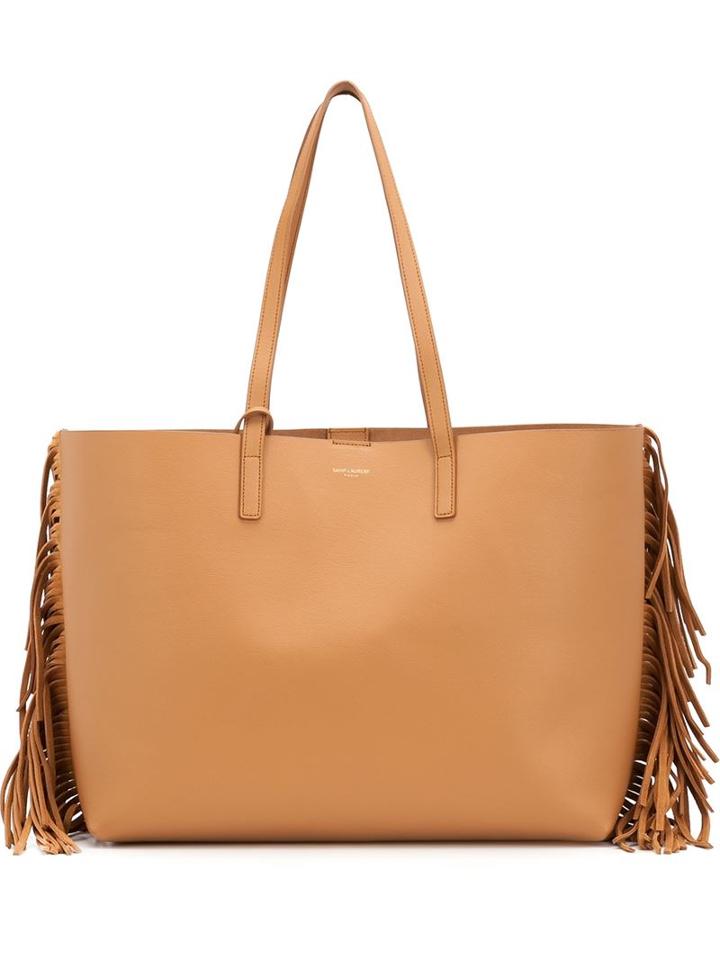 Saint Laurent Large Fringed Tote