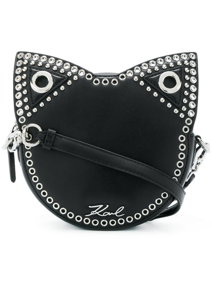 Karl Lagerfeld Rocky Choupette Crossbody Bag - Black