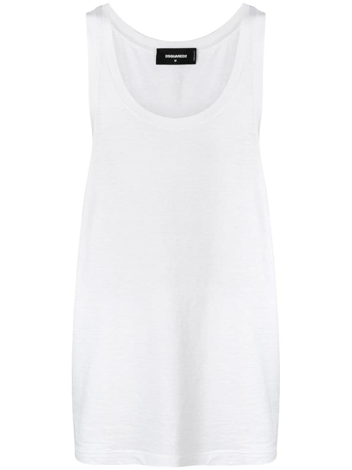 Dsquared2 Straight-fit Tank T-shirt - White