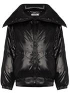 Givenchy Logo Printed Tech Fabric Bomber Jacket - Black