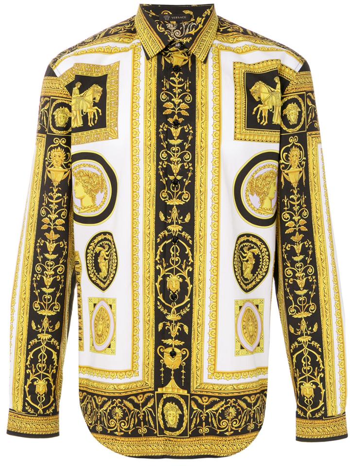 Versace Collection Baroque Shirt - White