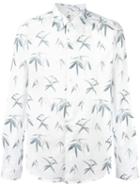 Ps By Paul Smith Palm Print Shirt, Men's, Size: Small, White, Cotton