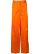 Pt01 High Waisted Tailored Trousers - Orange