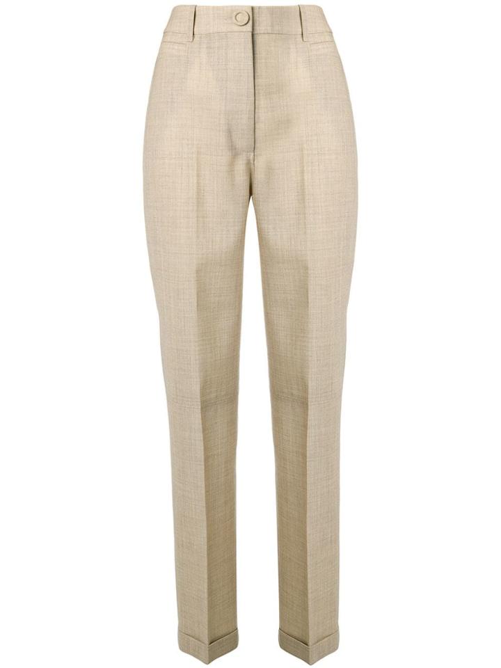 Jacquemus High-waisted Chinos - Neutrals