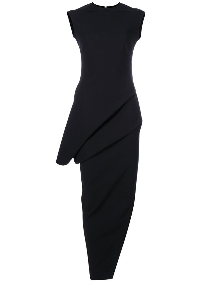 Rick Owens Sleeveless Wrap Dress - Black