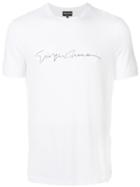 Giorgio Armani Signature T-shirt - White