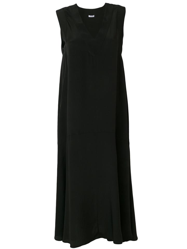 P.a.r.o.s.h. Flared Maxi Dress - Black