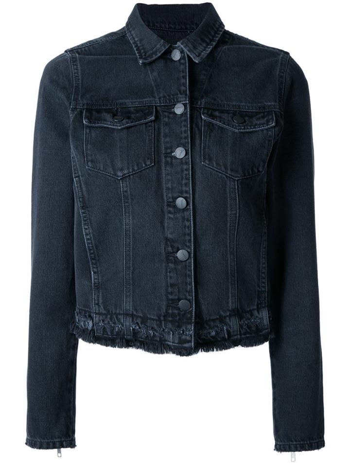Nobody Denim Racer Jacket Runaway - Black
