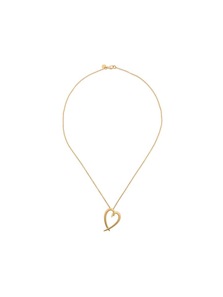 Shaun Leane Tusk Heart Necklace - Metallic