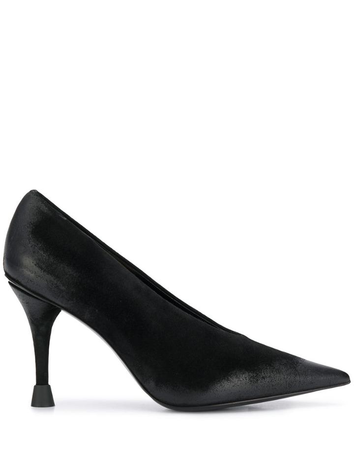 Premiata Pointed-toe Mid-high Pumps - Black