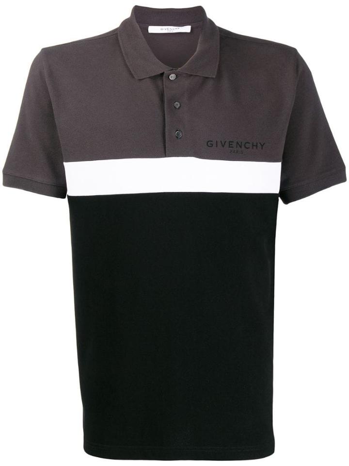 Givenchy Colour-block Polo Shirt - Grey