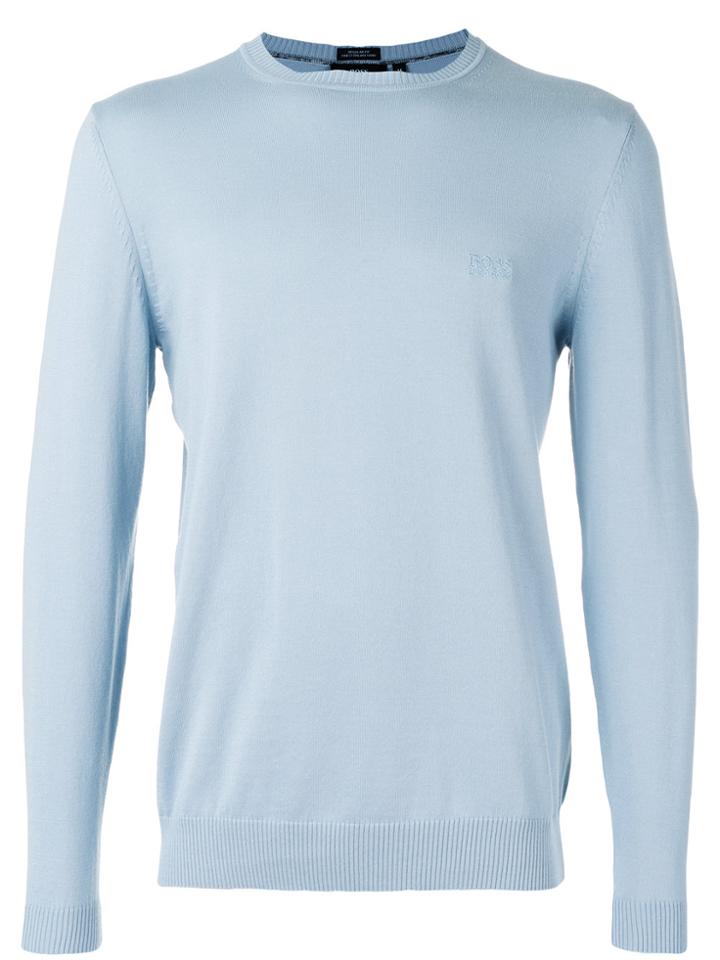 Boss Hugo Boss Crew Neck Jumper - Blue