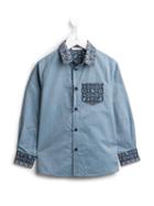 Dolce & Gabbana Kids Paisley Monkey Print Shirt, Boy's, Size: 10 Yrs, Grey