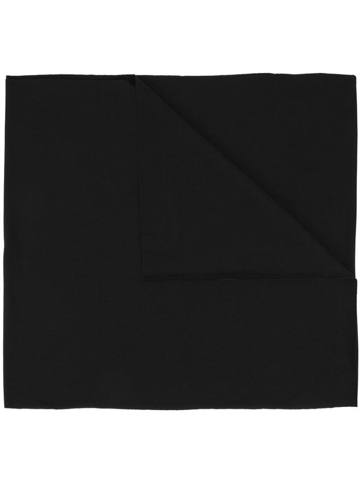 Norma Kamali Rectangular Scarf, Women's, Black, Polyester/spandex/elastane