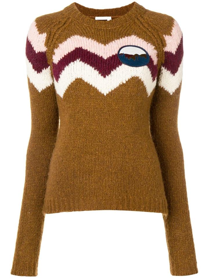 See By Chloé Crew Neck Jumper - Brown
