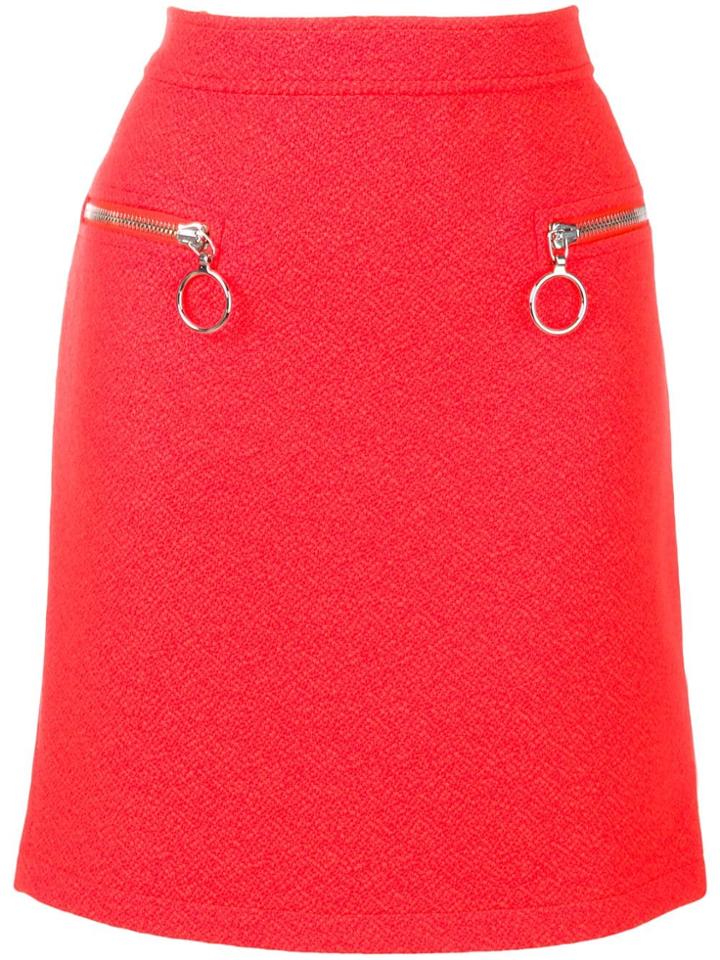 Moschino Perfectly Fitted Skirt - Red