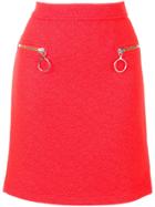 Moschino Perfectly Fitted Skirt - Red