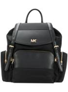 Michael Michael Kors Contrast Panel Backpack - Black