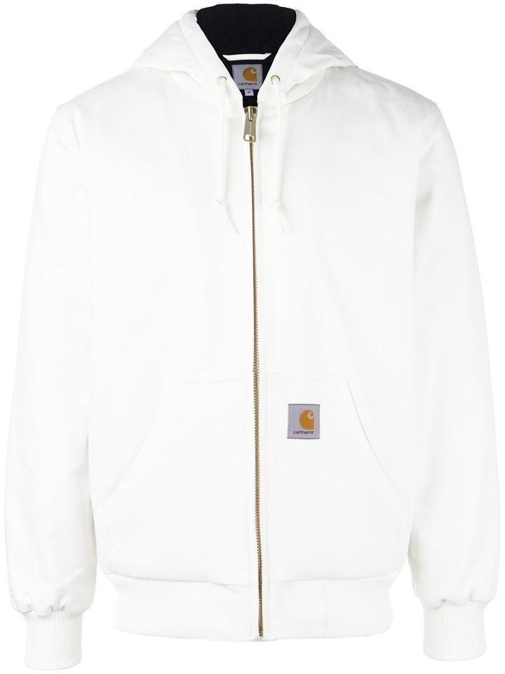 Carhartt 'snow' Hooded Padded Jacket, Men's, Size: Xs, White, Cotton/nylon/polyester