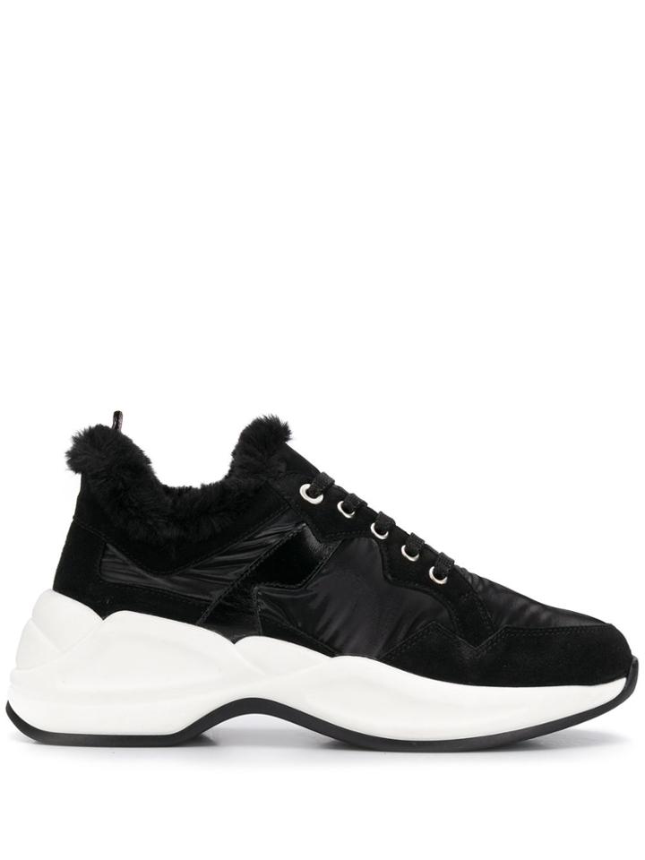Tosca Blu Two Tone Low Top Sneakers - Black