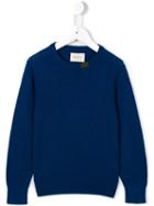 Bellerose Kids Knitted Long Sleeve Sweater, Boy's, Size: 12 Yrs, Blue