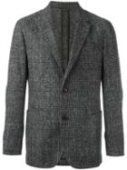 Ermenegildo Zegna Two Button Blazer, Men's, Size: 54, Grey, Alpaca/polyamide/cupro