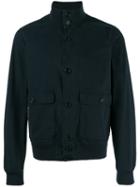 Aspesi Buttoned Jacket, Men's, Size: Xl, Blue, Cotton/polyamide/polyester/spandex/elastane