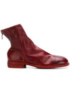 Guidi Zip Boots - Red